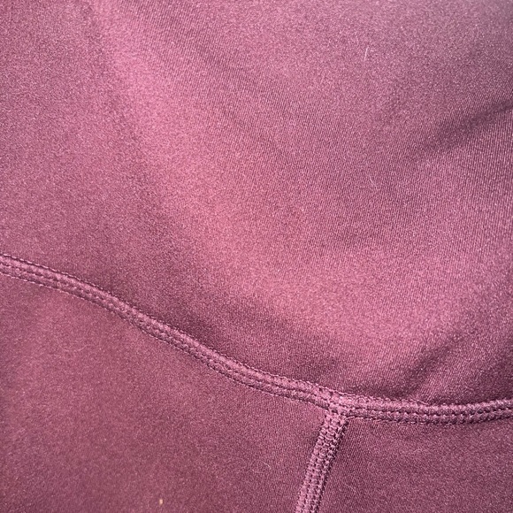 Yogalicious Lux High Waist Side Pocket 7/8 Ankle Legging with Curved Yoke - Picture 5 of 6